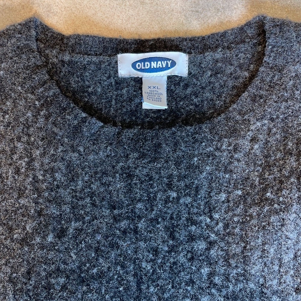 Old Navy sweater XXL black/gray - Picture 2 of 4